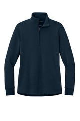 Port Authority® Custom Logo Pique Quarter-Zip - view 4