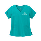 WonderWink® Premiere Flex™ Custom Mock Wrap Top - Women's - view 1