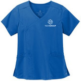 WonderWink® Premiere Flex™ Custom Mock Wrap Top - Women's - view 6