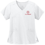 WonderWink® Premiere Flex™ Custom Mock Wrap Top - Women's - view 8