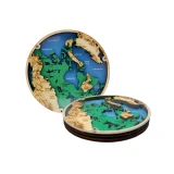 Custom Logo Layered Wood Coaster - view 1