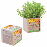 Custom Logo Wooden Cube Blossom Kit - 3