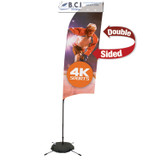 9' Streamline Custom Logo Blade Sail Sign Kit - view 2