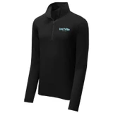 Sport-Tek PosiCharge Tri-Blend Custom Quarter Zip Pullover - Black - Men's - view 1