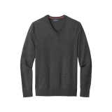 Custom Logo Brooks Brothers® Washable Merino Sweater - view 4