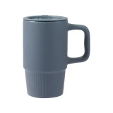 Camden Ceramic Promotional Mug w/ Lid - 13 oz. - view 3