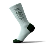 Custom Logo Athletic Crew Ribbed Socks - view 1