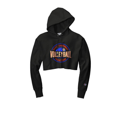 Champion® Reverse Weave Cropped Custom Hooded Sweatshirt - Women's