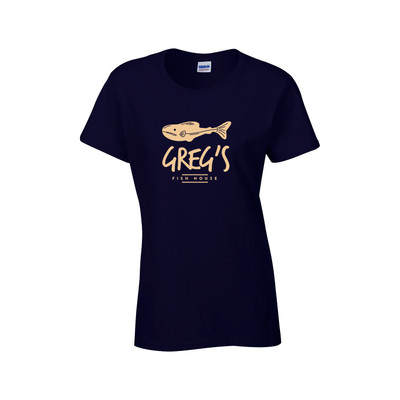 Gildan 100% Cotton 5.3 oz. Logo T-Shirt - Women's - Colors