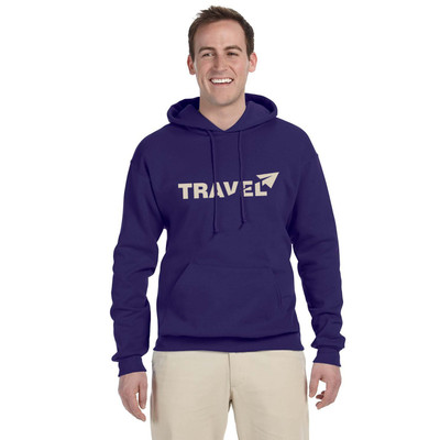 JERZEES NuBlend Fleece Logo Pullover Hooded Sweatshirt - Colors