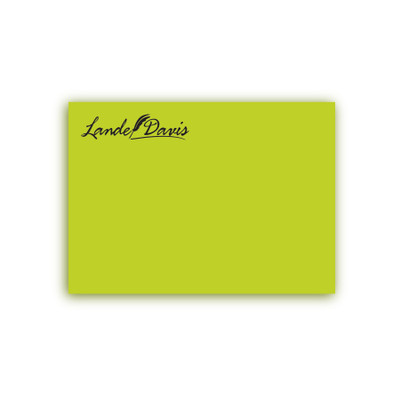 Neon Custom Post-it Notes - 25 Sheets - 4"w x 3"h