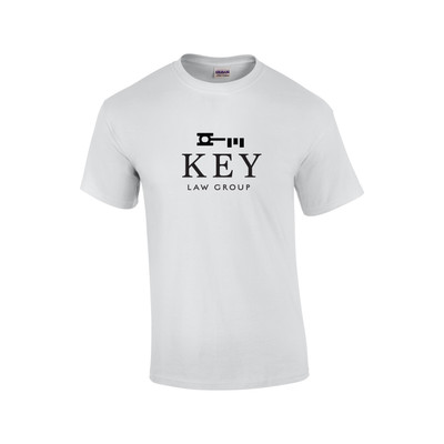 Gildan® Ultra Cotton 6 oz. Custom T-Shirt - Men's - White