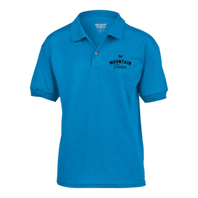 Gildan® 50/50 Jersey Branded Polo Shirt - Youth
