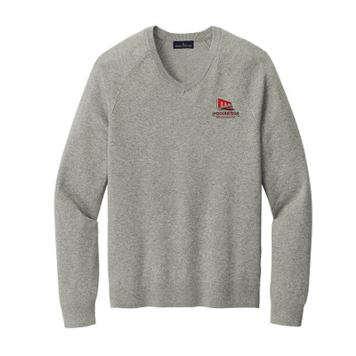 Brooks Brothers Cotton Stretch Custom V-Neck Sweater - Men's
