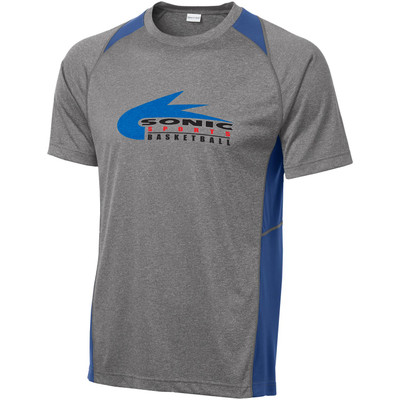 Sport-Tek® Heather Colorblock Contender Logo T-Shirt