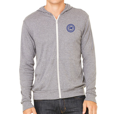 Bella + Canvas Triblend Full Zip Custom Hoodies