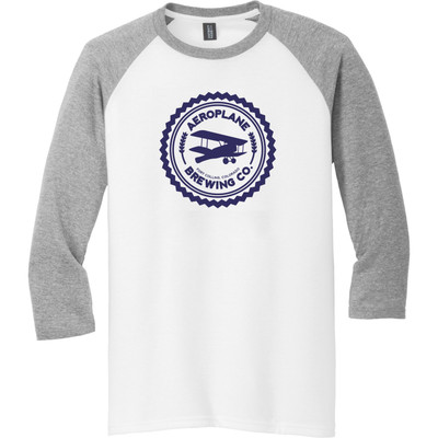 District® Perfect Tri 3/4 Sleeve Custom T-Shirts - Men's