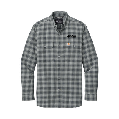 Carhartt® Custom Logo Rugged Flex® Plaid Long Sleeve Shirt