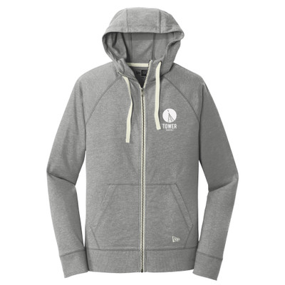New Era® Sueded Cotton Custom Full-Zip Hoodie - Men's