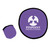 Two-Tone Custom Flying Disc w/ Pouch - 10