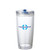 Clear Hot/Cold Custom Tumbler w/ Color Closure - 22 oz. - thumbnail 3