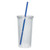 Double Wall Hot/Cold Custom Tumbler w/ Straw - 24 oz. - thumbnail 3