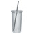Double Wall Hot/Cold Custom Tumbler w/ Straw - 24 oz. - thumbnail 4