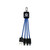 Heather Braided 3-in-1 Light Up Custom Charging Cable Keychain - thumbnail 2
