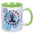 Two-Tone Ceramic Custom Coffee Mug - 11 oz. - thumbnail 4