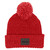 Two-Tone Pom Custom Beanie w/ Cuff