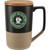 Ceramic Custom Coffee Mug w/ Wood Lid - 16 oz.