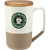 Ceramic Custom Coffee Mug w/ Wood Lid - 16 oz. - thumbnail 3