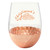 Metallic Stemless Custom Wine Glass - 18 oz.