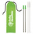 2-Pack Stainless Steel Custom Straw w/ Travel Pouch - thumbnail 6