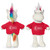 Plush Unicorn Stuffed Animal w/ Custom Shirt - 8.5