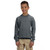 Gildan® Crewneck Logo Sweatshirt - Youth - Colors - thumbnail 3