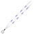 Polyester Custom Lanyards w/ Metal Crimp & Split Ring - .5