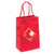 Glossy Laminated Custom Shopping Bag - 5.25"w x 8.38"h x 3.25"d