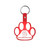 Promotional Paw Soft Key Tag