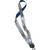Reflective Polyester Custom Lanyard w/ O-Ring - .75