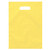 Frosted Die Cut Handle Promotional Plastic Bag - 9.5