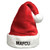 Plush Custom Logo Santa Hat - thumbnail 3