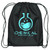 Budget Custom Drawstring Bag w/ Reinforced Corners - 14