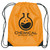 Budget Custom Drawstring Bag w/ Reinforced Corners - 14