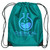 Budget Custom Drawstring Bag w/ Reinforced Corners - 14