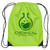 Budget Custom Drawstring Bag w/ Reinforced Corners - 14