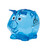 Mini Plastic Promotional Piggy Bank - thumbnail 5