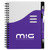 Color Wave Custom Notebook w/ Pen - 5.5