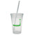 Flexible Double Wall Promotional Tumbler w/ Straw - 16 oz. - thumbnail 2