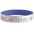 Silver Custom Silicone Wristband - thumbnail 1